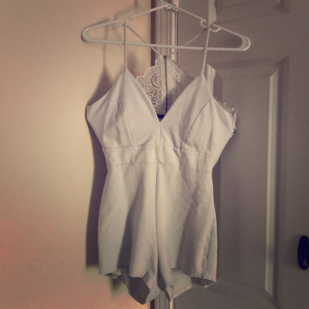 White Romper